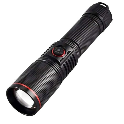 Ліхтар P520-P50 1x18650/3xAAA zoom індикація заряду ремінець ЗУ Type-C Box