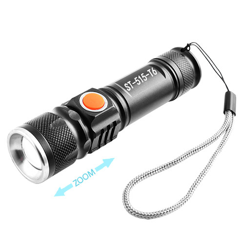 Ліхтар ST-515-T6 Li-Ion акумулятор. ремінець zoom ЗУ USB