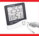 Термометр-гігрометр HTC-2 з зовнішнім датчиком температури AuraHome, фото 2