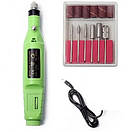 Фрезер портативний для манікюру та педикюру ручний компактний для нігтів AuraHome, фото 4