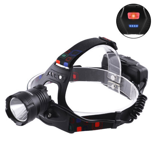Ліхтар налобний XQ-218-HP50 power bank 3x18650 signal light