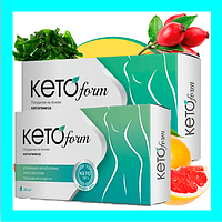 Таблетки для похудения и жиросжигания сброса лишнего веса диеты KetoForm 100 капсул