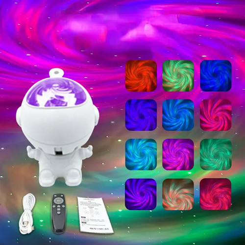 Астронавт Зірковий 3D проєктор космонавт XL-732 Astronaut Night Light