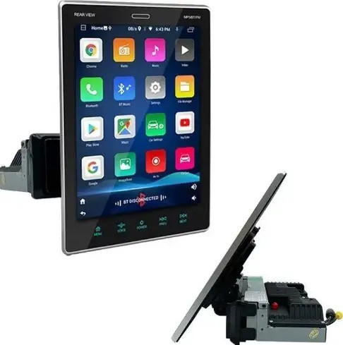 Автомагнітола Мультимедійно навігаційна система Tesla Style 1din 9512A 9.5" Екран 4Ядра 1Gb Ram Android, фото 1