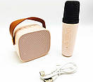 Портативная колонка оснащена бездротовим караоке мікрофоном з Bluetooth K1 AuraHome, фото 7
