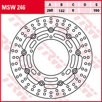 Гальмівний диск TRW / Lucas MSW246