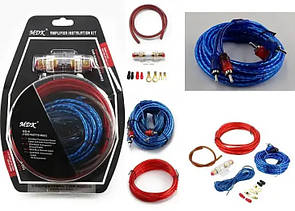 Набір проводів для підсилювача автоакустики сабвуфера BL-8 AuraHome