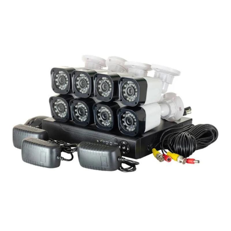 Відеореєстратор відеонагляд 8-канальний 8 камер в комплекті DVR KIT HD720