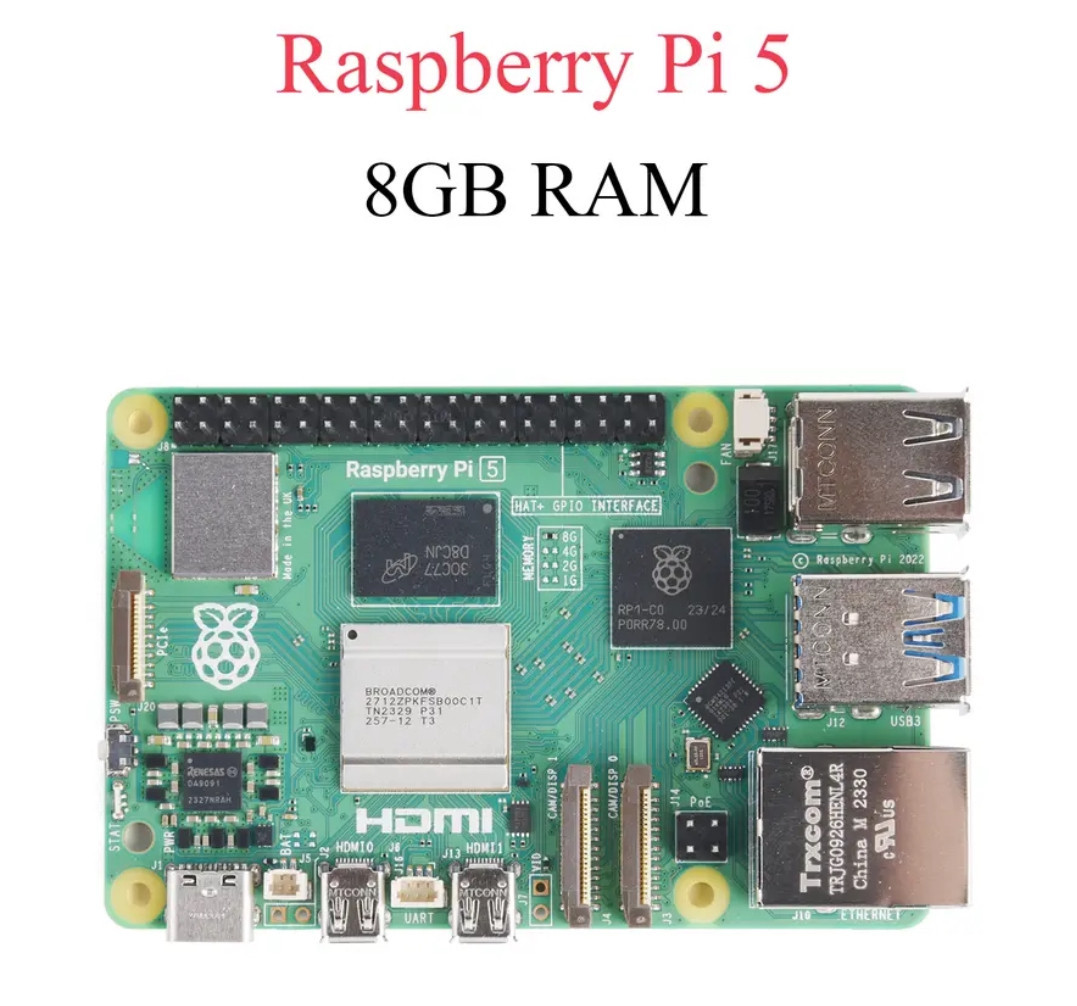 Мікрокомп'ютер Raspberry Pi 5 Board 8GB