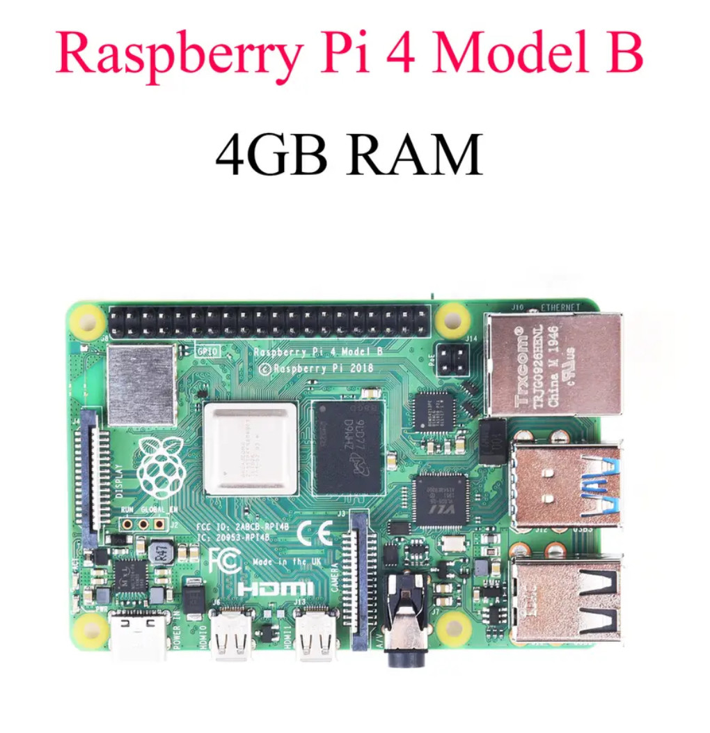 Мікрокомп'ютер Raspberry Pi 4 Model B 4GB