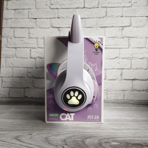 Сенсорные стерео наушники для подростков с микрофоном и подсветкой с ...