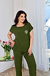 Костюм жіночий брюки та блуза у кольорах 6683, фото 8