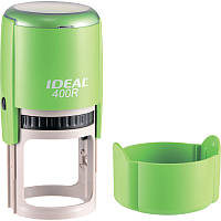 Оснастка для печаток з кришкою (кругла, 40мм, зелена) Ideal 400R
