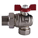 Кран кульовий кутовий з американкою ARCO SENA 3/4" PN 40 внутрішній-зовнішній 154304, фото 2