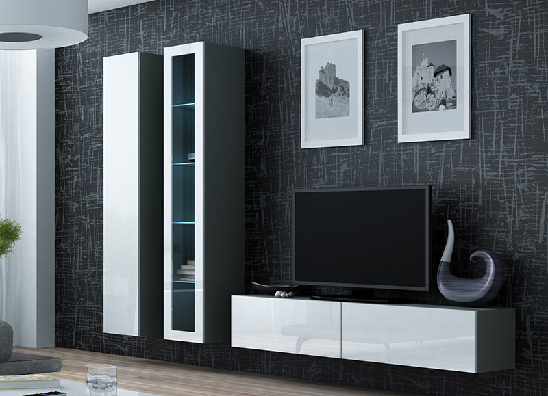 VIGO X Гостиная серый/белый глянец CAMA, фото 1