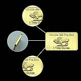 Сувенірний слиток "Буйвол", "American Buffalo Troy Ounce" 1 OZ Fine Gold, позолочений сувенірний колекційни, фото 8