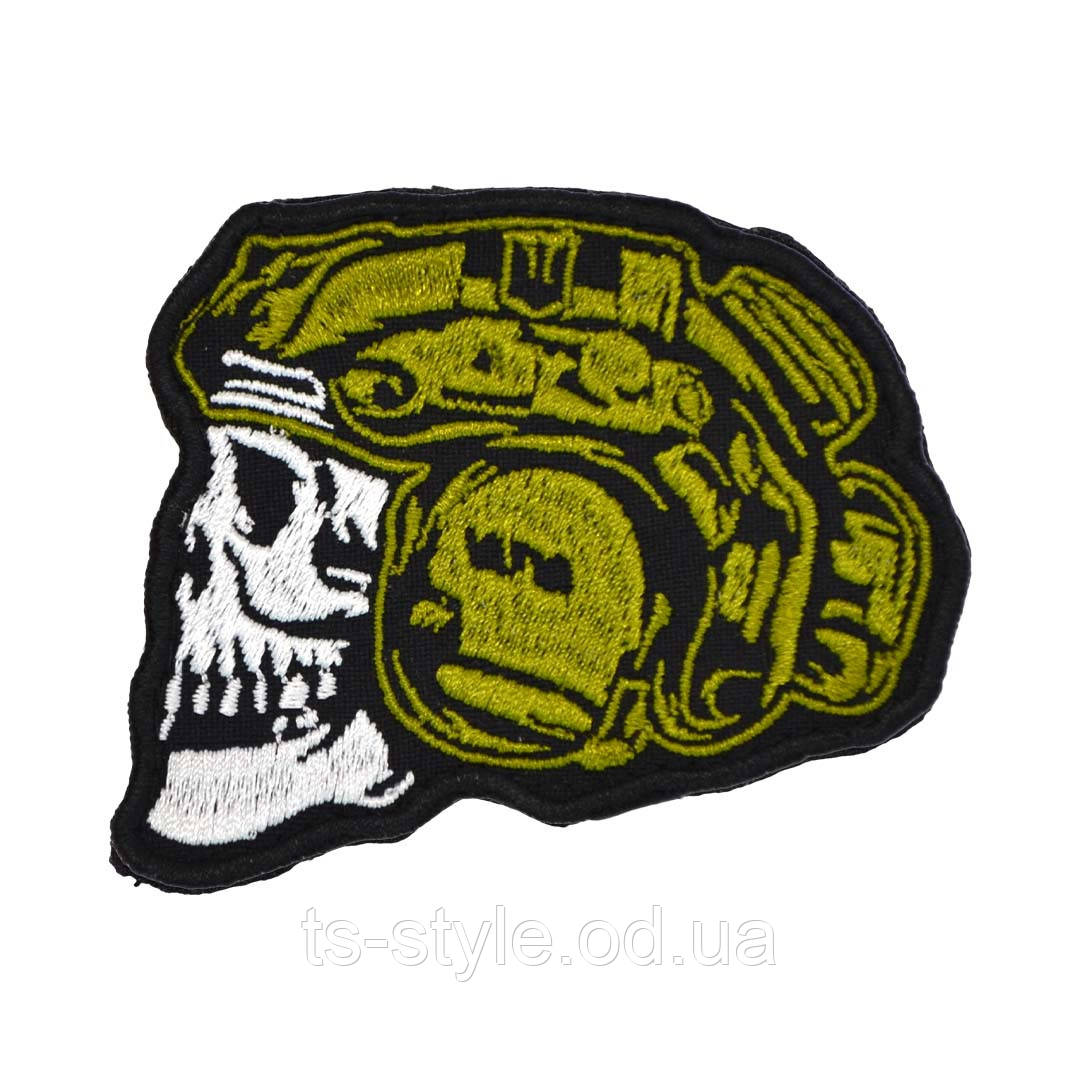 Шеврон »Skull Tactical» хакі