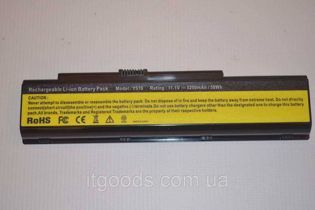Батарея для ноутбука Lenovo L08P6D11 L08M6D21 121TL070A 5200mAh IdeaPad Y510 Y510a Y530 Y530a Y710 Y730a V550