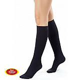 Гольфи 2 клас компресії 22-32 мм рт. ст. (Pani Teresa, 0405) довгі відкриті (св.бежевий, L), фото 3