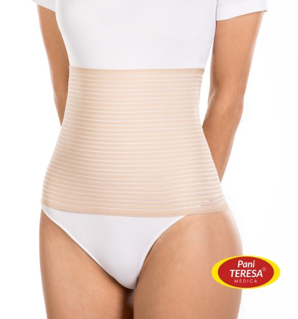 Послідовий бандаж Pani Teresa (PT 0104), 24 см (бежевий, L), фото 1