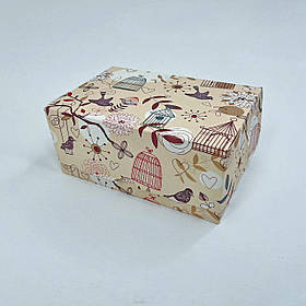 Коробка універсальна, 180*120*80 мм, без вікна, "Пташки"