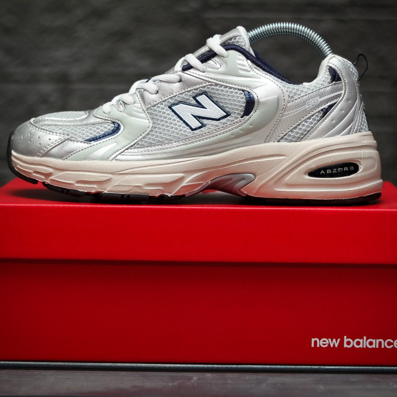 Чоловічі демісезонні кросівки New Balance 530 (сірі) стильні спортивні кроси 2314 Нью Беленс vkross