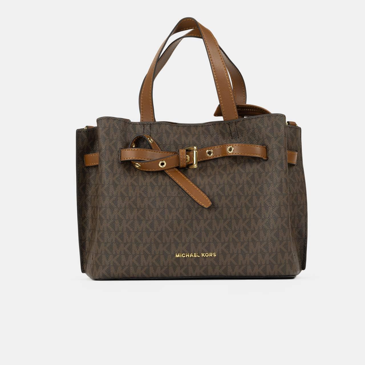 Жіноча сумка Michael Kors (коричнева) модна елегантна містка сумка art0415 vkross