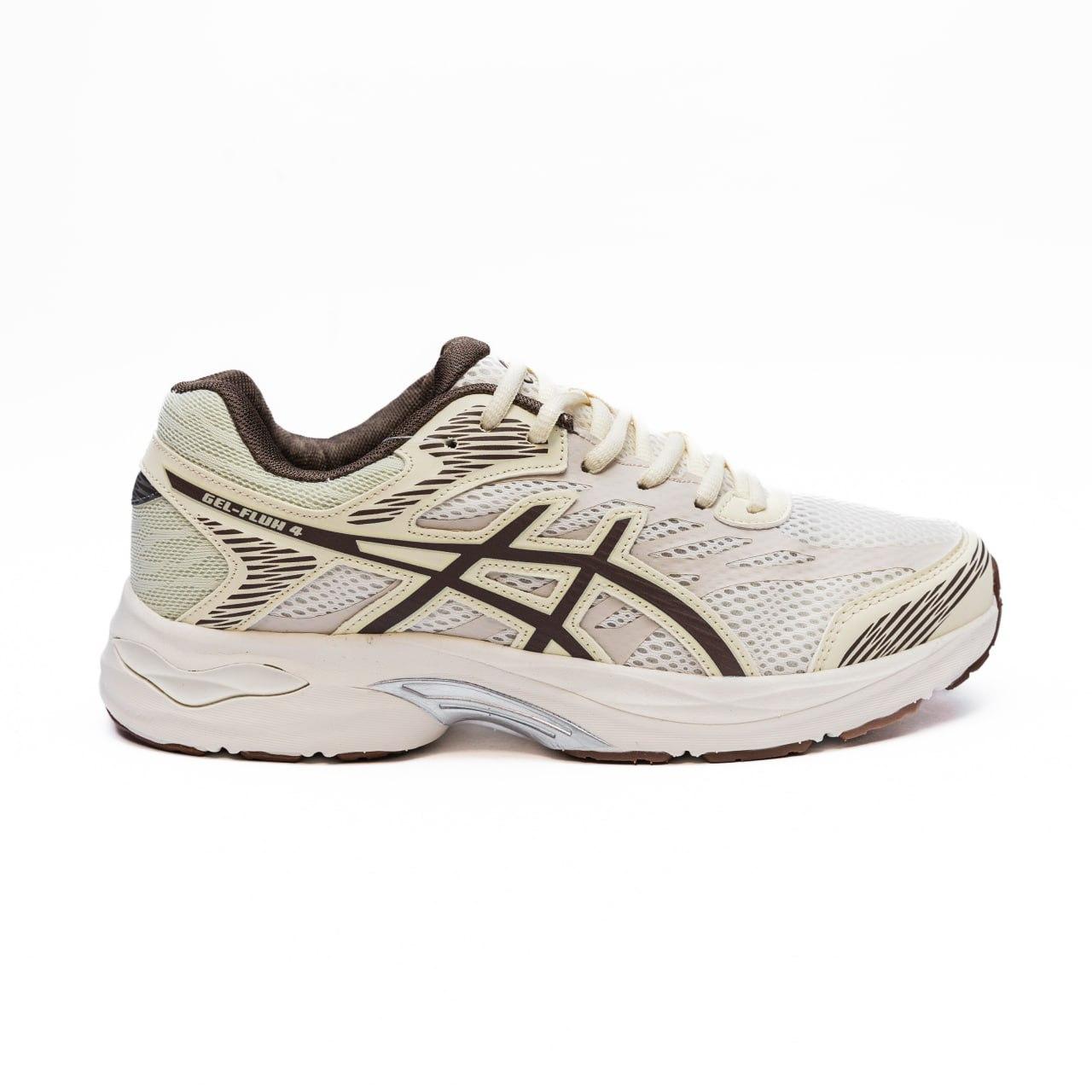 Чоловічі літні кросівки Asics Gel-Fluh 4 (бежеві з коричневим) модні низькі кросівки 2716 Асикс vkross