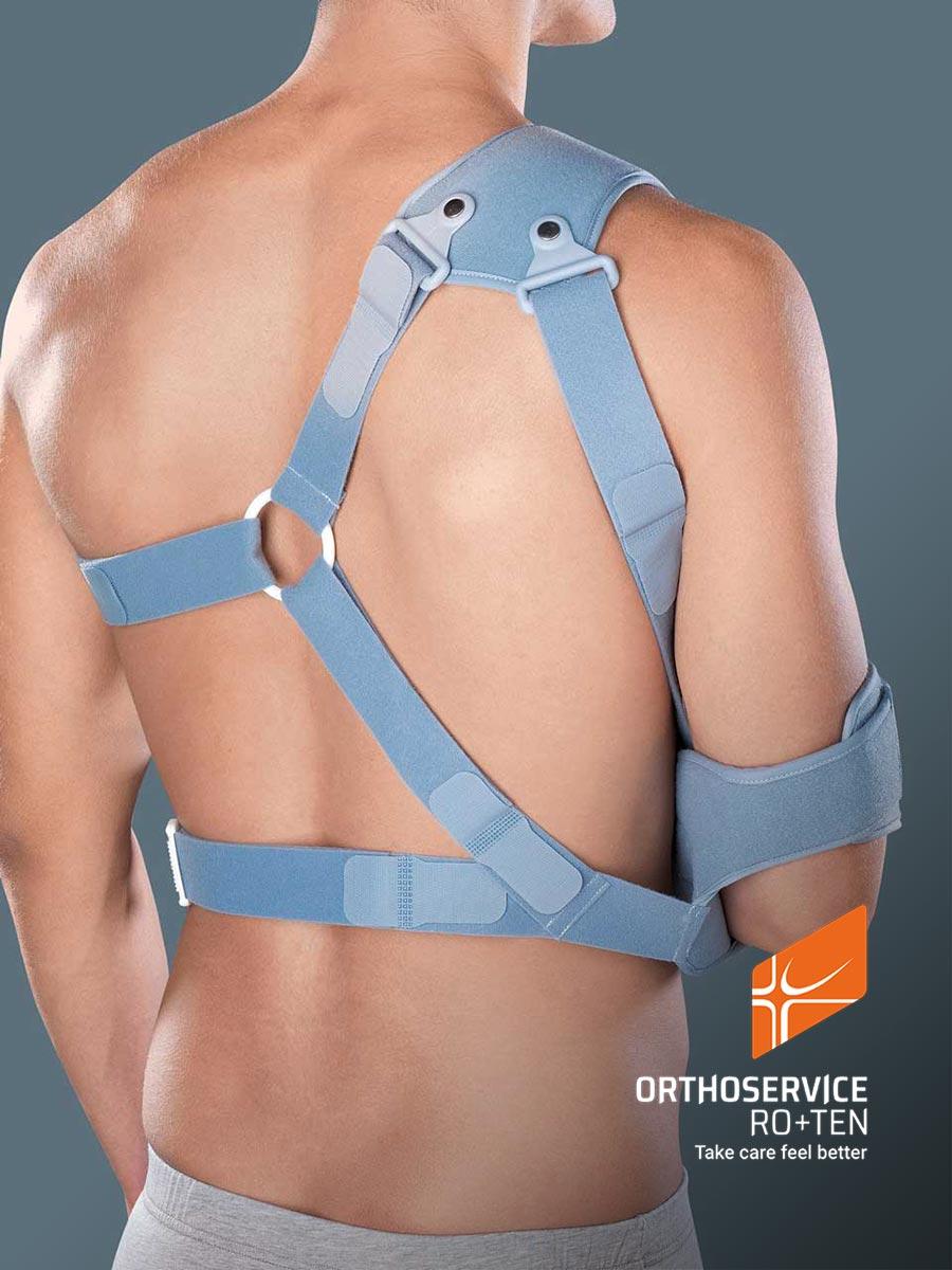 Ортез при підвивиху акроміально-ключичного суглоба, MS1063, Orthoservice (Швейцарія) (голубий, UNI правий), фото 1