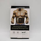 Масажний пояс для схуднення, від USB / Масажер міостимулятор для преса / Електричний пояс для живота, фото 10