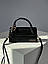 Жіноча сумка Jacquemus Le Chiquito Long Boucle Black (чорна) зручна сумочка KIS99315 vkross, фото 4