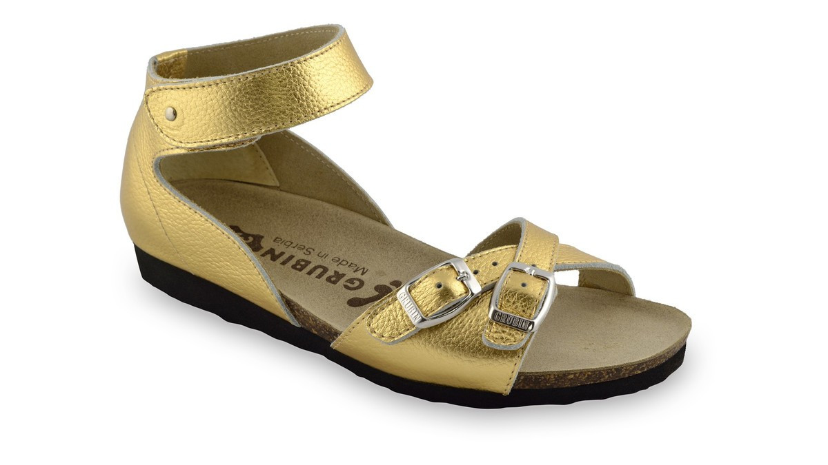 Сандалії ортопедичні жіночі Nicole, Grubin (золотий, 36), фото 1