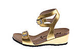Сандалії ортопедичні жіночі Venus, Grubin (золотий, 36), фото 3