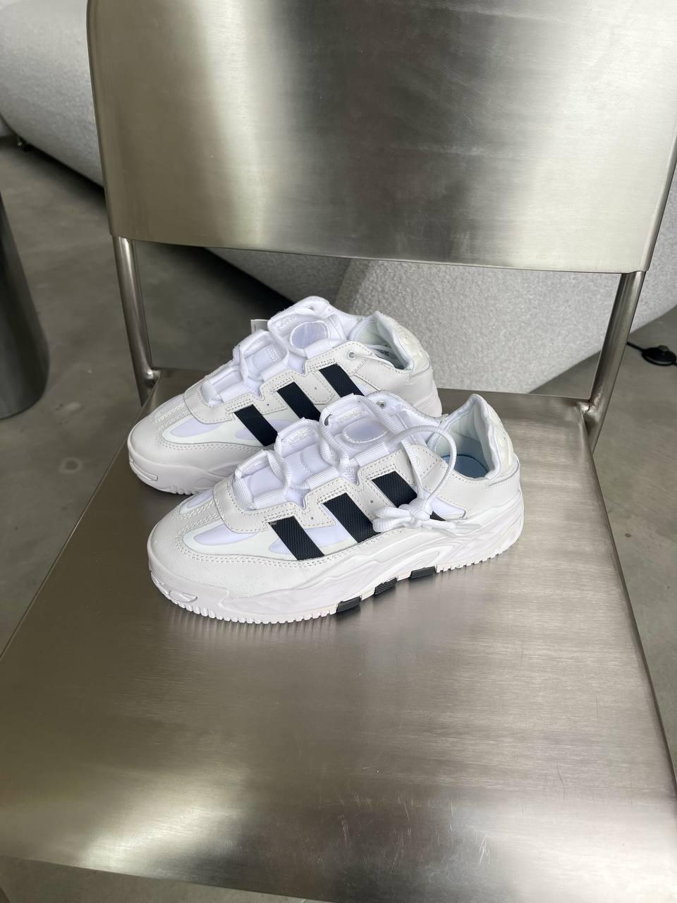 Чоловічі кросівки Adidas Niteball White (білі) стильні повсякденні кроси A00144 Адідас vkross