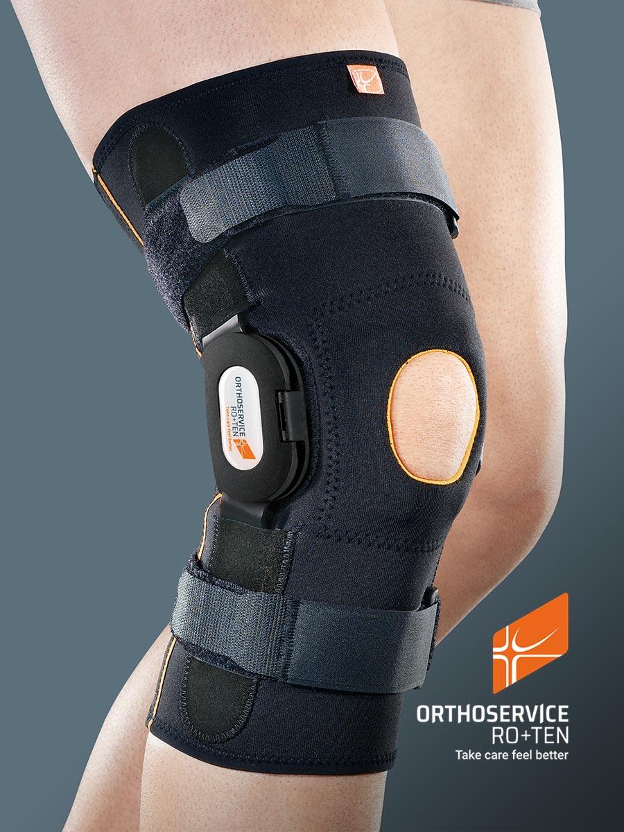 Ортез на колінний суглоб GenuFIT 29А, MG1129А, Orthoservice (Швейцарія) (чорний, XL), фото 1