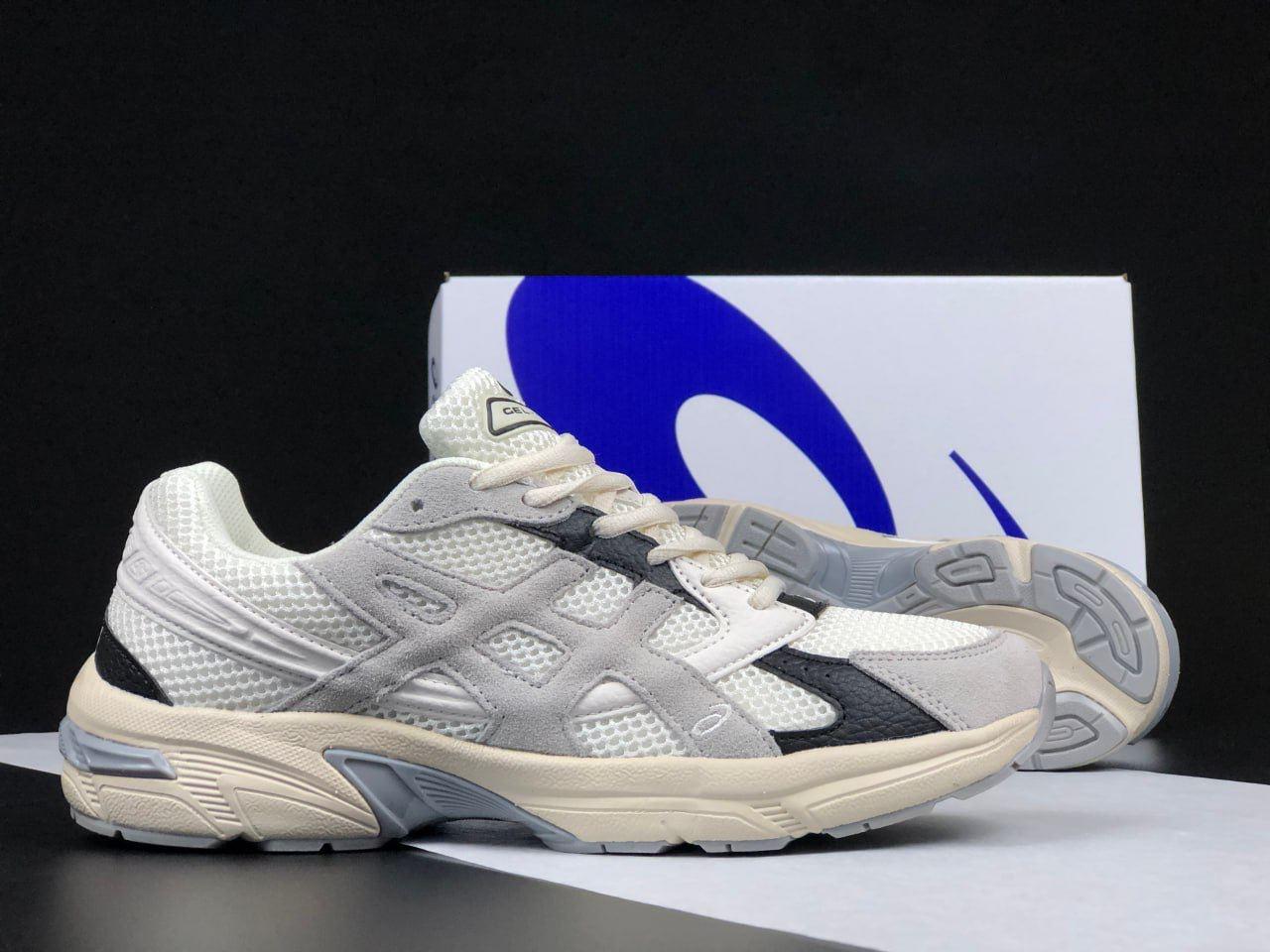 Чоловічі кросівки Asics GEL-1130 (бежеві із сірим) модні низькі кросівки 12300 Асикс vkross