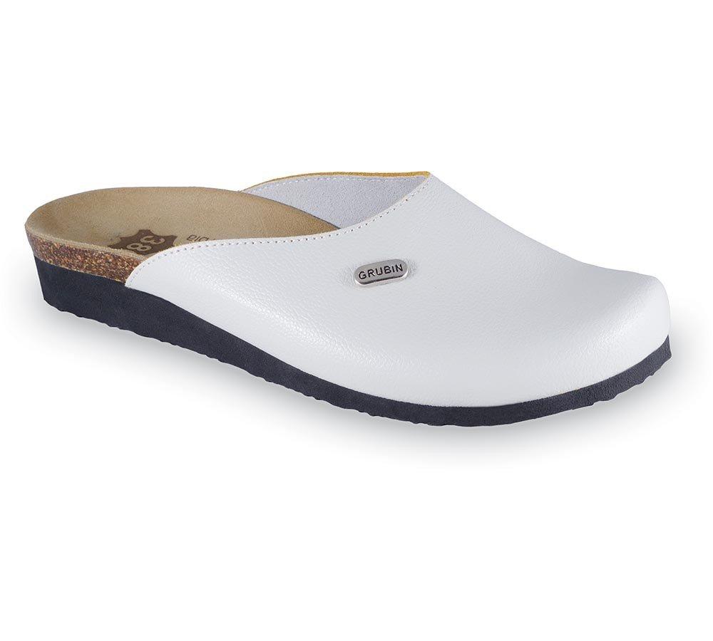 Сабо шкіряні жіночі Penelope, Grubin (білий, 36), фото 1