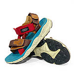 Чоловічі сандалії Humtto Sandals Brown Red (коричневі) модні босоніжки на літо 0731 Хумто топ, фото 7