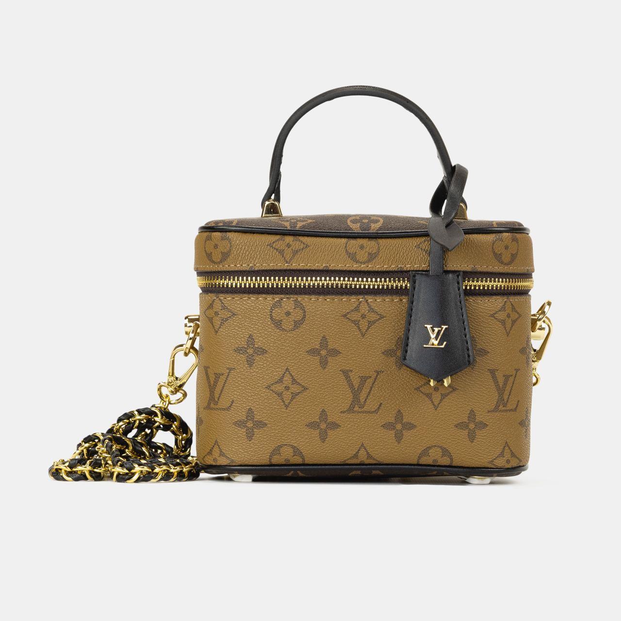 Жіноча сумка Louis Vuitton (коричнева) красива модна містка сумочка art0358 vkross