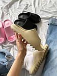 Чоловічі літні шльопанці Yeezy Slide Earth Bone No logo (оливкові) модні легкі шльопанці B032 Адідас топ, фото 8