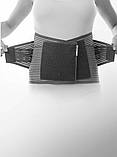 Бандаж для жорсткої фіксації спини Extra Max, Orthoteh (Болгарія) (сірий, L), фото 6
