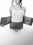 Післяопераційний бандаж із легкою підтримкою хребта, Orthoteh (Болгарія) (сірий, L), фото 4