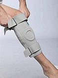 Фіксатор колінного суглоба Extra з поліецентричним шарніром, Orthoteh (Болгарія) (сірий, L), фото 3