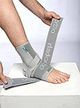 Бандаж на гомілковостопний суглоб Standard, Orthoteh (Болгарія) (сірий, L), фото 5