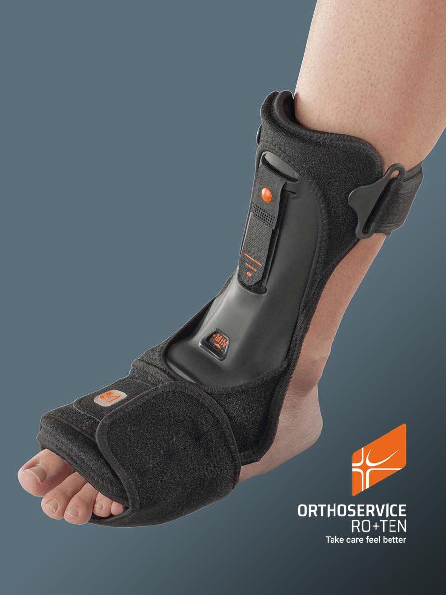 Низький ортез на гомілковостопний суглоб Malleonite, M90062, Orthoservice (Швейцарія) (чорний, L/XL), фото 1