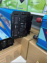Автомобільний інвертор 3000 W Wimpex WX-3010 перетворювач напруги 12V-220V чистий синусоїда без підзаряджання YU227