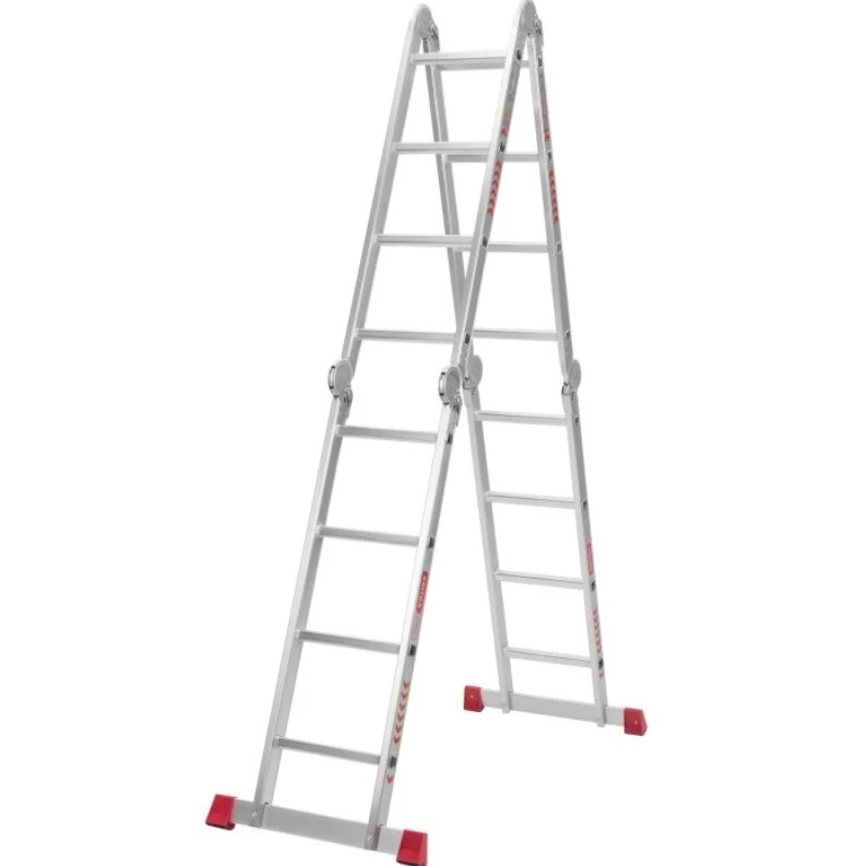 Драбина-трансформер алюмінієва Квітка Heavy Duty (4х4 щаблі) (110-9604), фото 1
