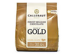 Бельгійський Білий шоколад із карамеллю Callebaut Gold 400 грамів
