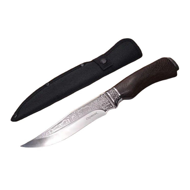 Мисливський ніж "Мисливець" 138 з Чохлом 26см Brown (7_00783)