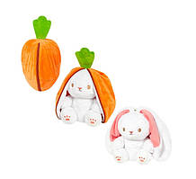 М'яка іграшка Зайка в моркві, 27 см